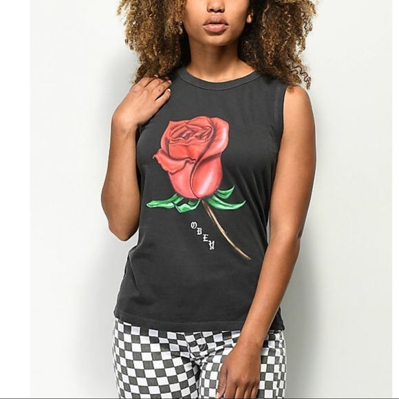 💥🔈OBEY🌐📣HOST PICK💥 Slauson 🌹Rose Tank ✨NEW✨with tag✨ - Picture 1 of 9